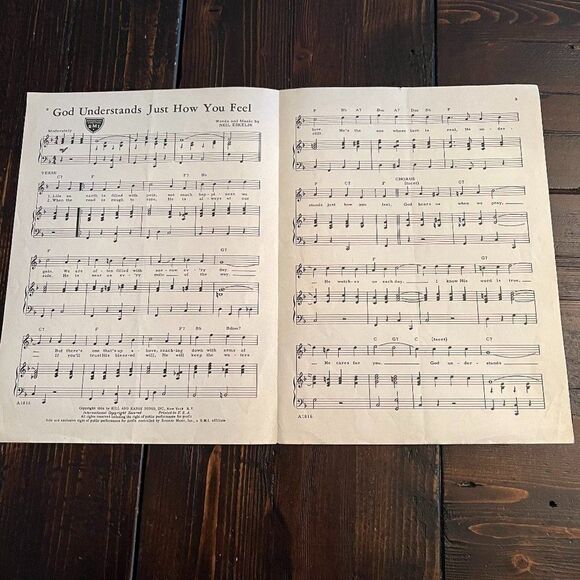 Gospel Sheet Music Set of 2 - Picture 3 of 7